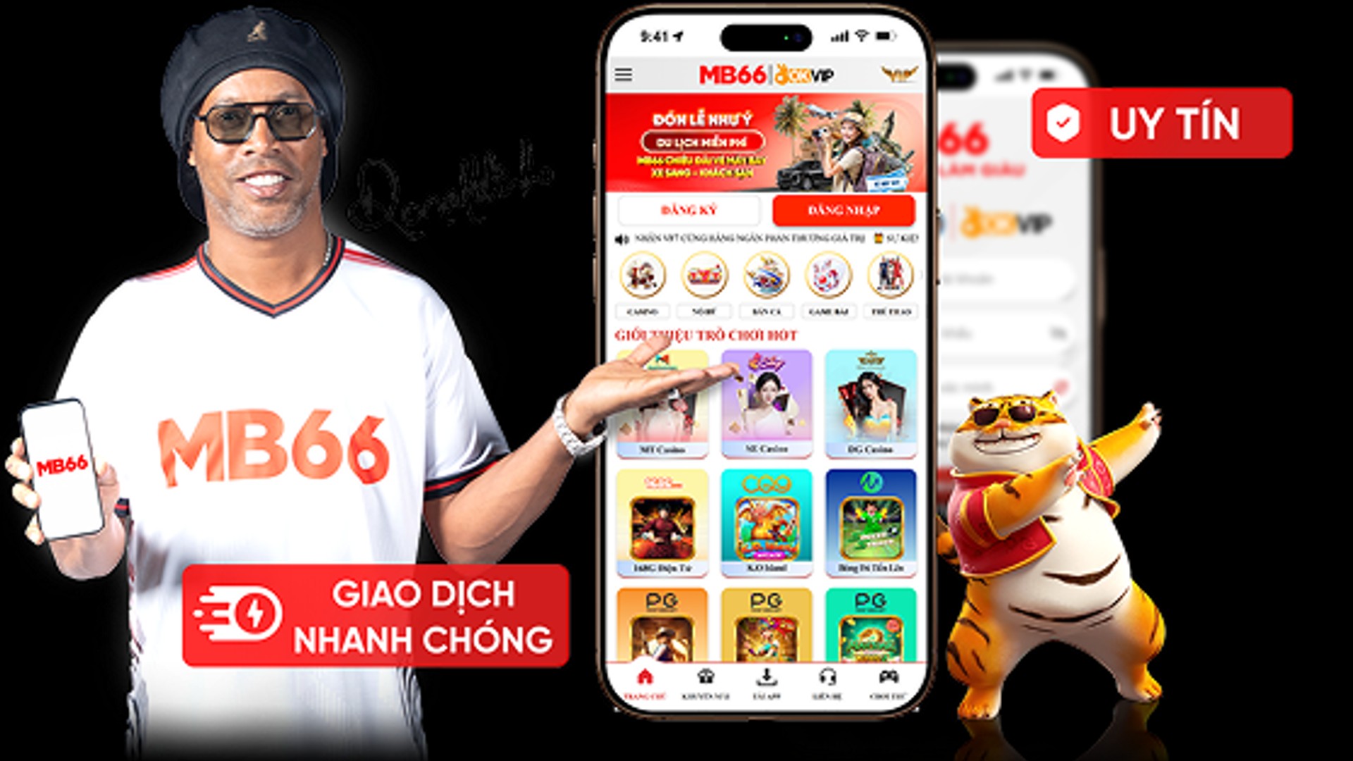 Giao diện ứng dụng mb66 trên điện thoại di động