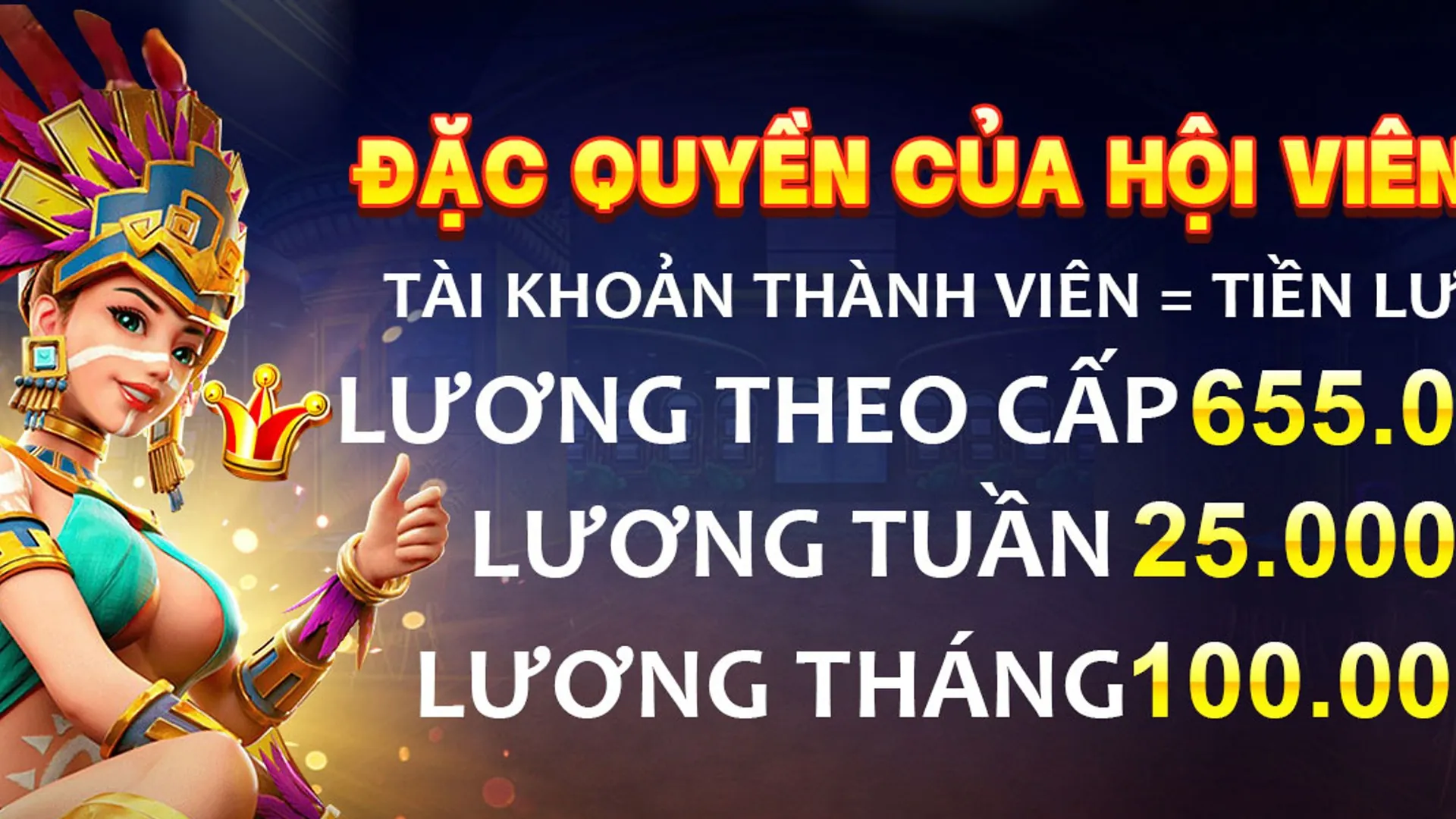 Biểu ngữ khuyến mãi giới hạn thời gian mb66 với các phần thưởng vàng và chip casino