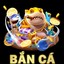 Biểu tượng game bắn cá với cá và đại dương